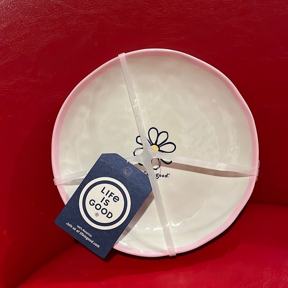 NWT Life is Good melamine plates
